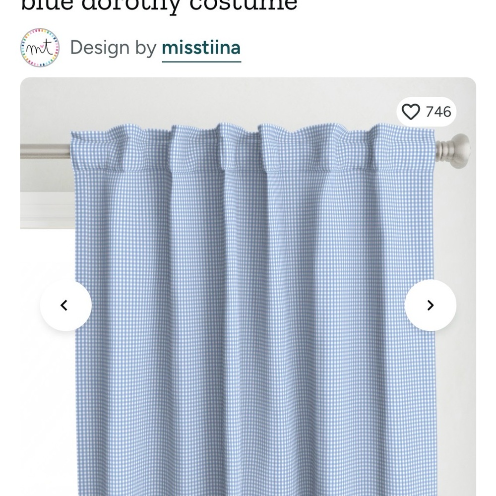 NEW - 2 curtain panels from Spoonflower